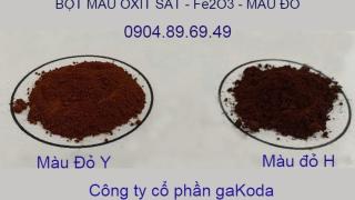 THÔNG TIN CHI TIẾT VỀ BỘT OXIT SẮT MÀU ĐỎ