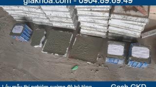 QUY TRÌNH LẤY MẪU BÊ TÔNG KIỂM TRA TẦN SUẤT SẢN PHẨM 